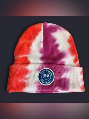 Zumba Fitness Pink and Orange Tie-Dye Cotton Top